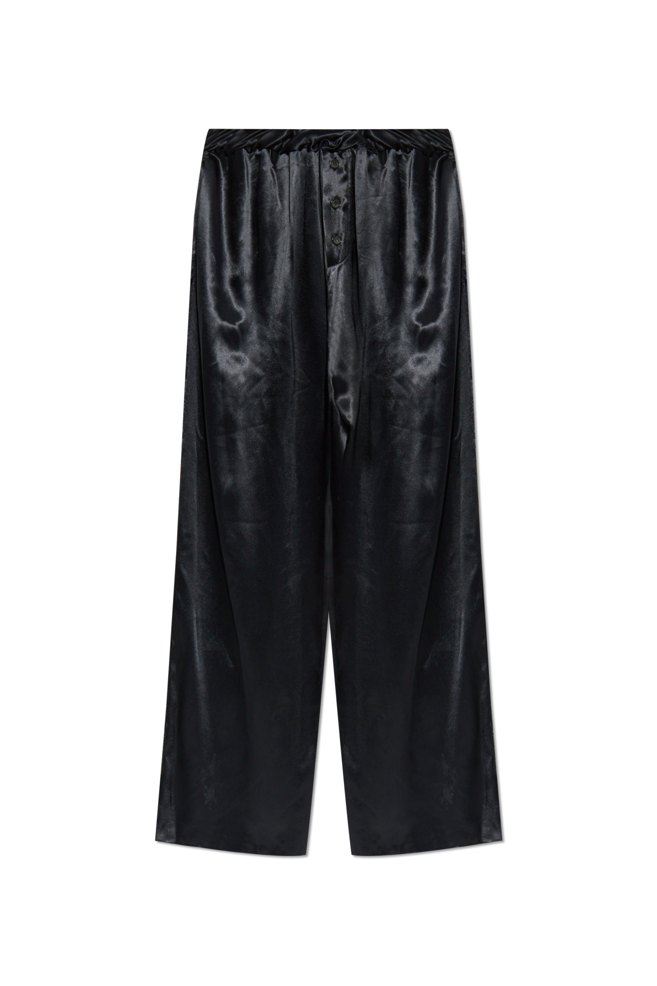パンツ FERRAGAMO Woman Pants Black 13G178 777591 002 FERRAGAMO Loose-fitting satin pants | Women's Clothing | Vitkac